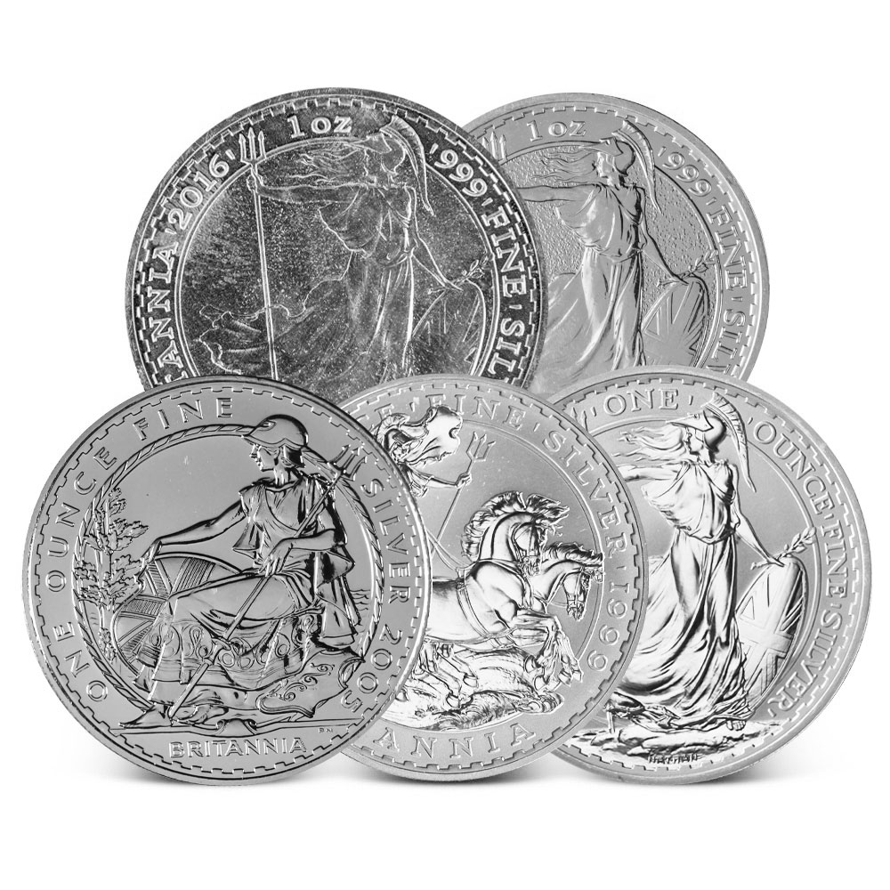 1 oz British Silver Britannia (Any Dates)