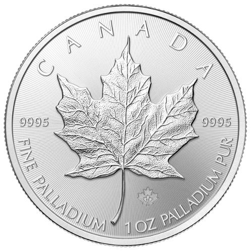 1 oz Canadian Palladium Maple Leaf