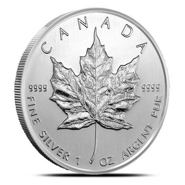 1 oz Canadian Silver Maple Leaf (Any Dates)