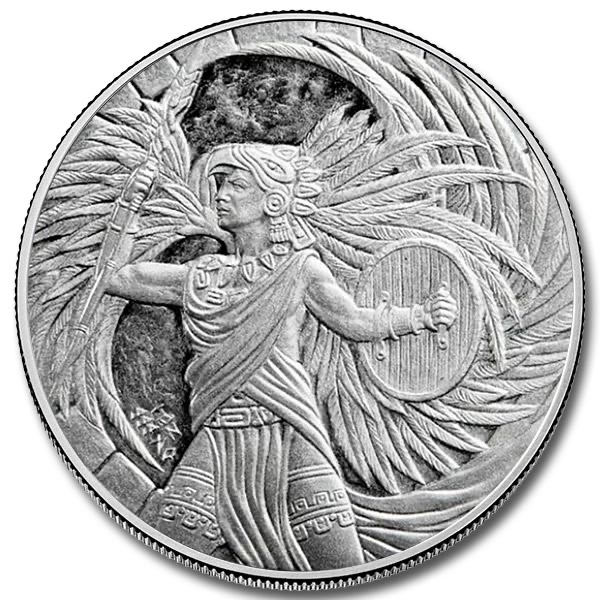 1 oz Silver Round (Aztec Series)