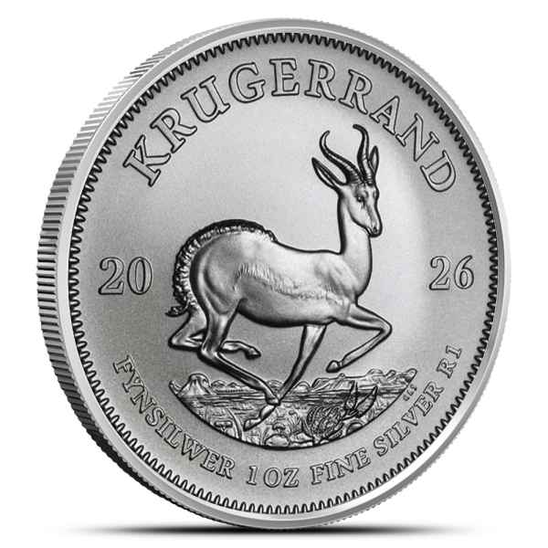 1 oz South African Silver Krugerrand (Any Dates)