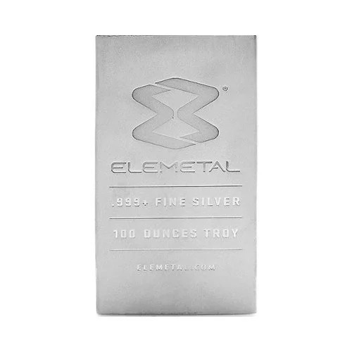 100 oz Silver Bar (Elemetal)