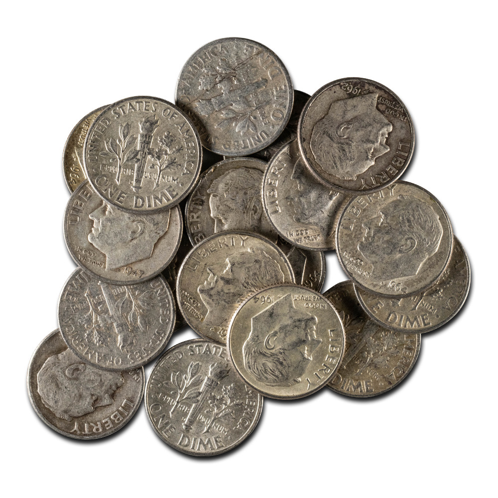 90% Silver Bag (Mixed Dimes)